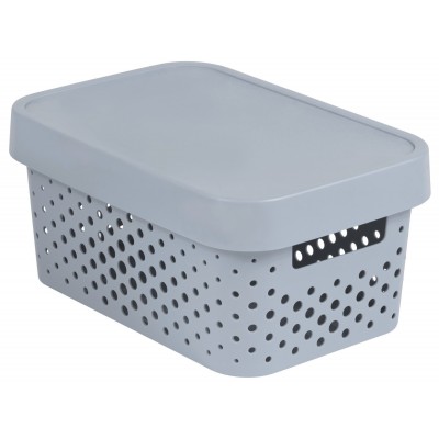 Coș depozitare Curver Infinity 4.5L Grey (229117)