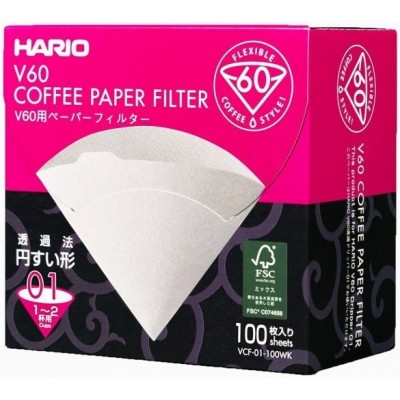 Filtru de hârtie Hario VCF-01-100WK