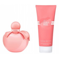 Парфюмерный набор для неё Nina Ricci Nina Rose EDT 50ml + Body Lotion 75ml