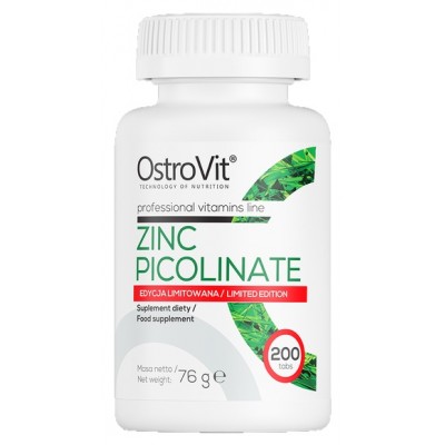 Витамины Ostrovit Zinc Picolinate 200tab