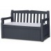 Bancă grădină Keter Eden Garden Bench 265L Graphite/Gray (250076)