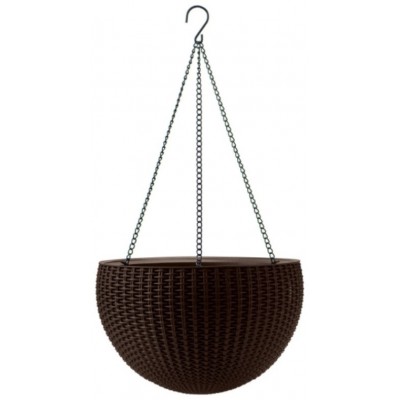 Ghiveci Keter Hanging Sphere Planter Brown (229544)