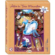 Puzzle Dorința 120 Alice in Tara Minunilor