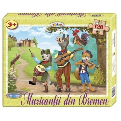 Пазл Dorința 120 Muzicantii din Bremen