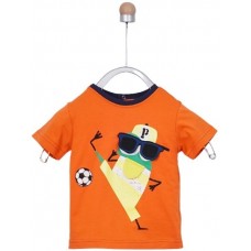 Tricou pentru copii Panço 2011BB05021 Orange 56-62cm