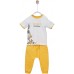 Costum pentru bebeluși Panço 2011BB17017 White/Yellow 98cm