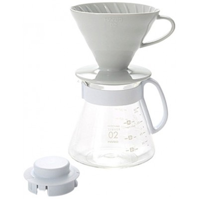 Кофеварка Hario V60 Ceramic Dripper Set 02 (XVDD-3012W)