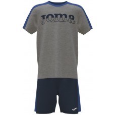 Costum sportiv pentru copii Joma 500516.280 Melange Grey/Navy 2XS