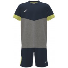 Costum sportiv pentru copii Joma 500527.280 Melange Grey/Navy 5XS