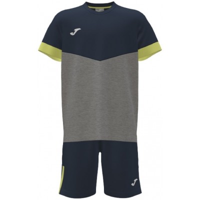 Costum sportiv pentru copii Joma 500527.280 Melange Grey/Navy XS