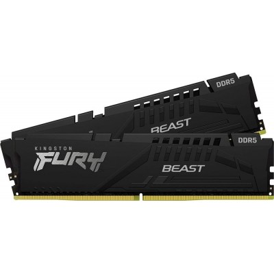 Memorie Kingston Fury Beast 16Gb DDR5-4800MHz Kit (KF548C38BBK2-16)