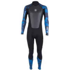 Costum neopren AquaLung HydroFlex 3mm Coral Guardian Blue/Black (L)