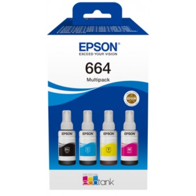 Контейнер с чернилами Epson 664 EcoTank (4 color)