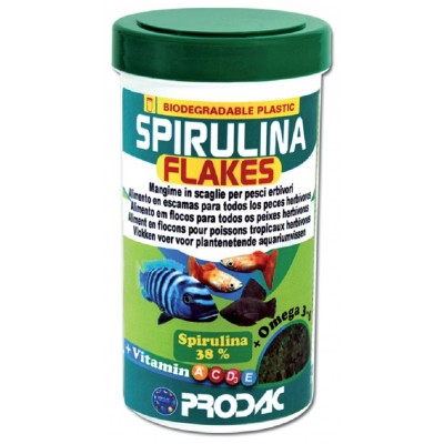 Корм для рыб Prodac Spirulina Flakes 50g