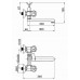 Смеситель для ванны Rubineta C-1 Cross (C) (K) (C1CK06)