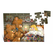 Puzzle Dorința 4in1 Bucle aurii