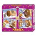 Puzzle Dorința 4in1 Manusa colorata