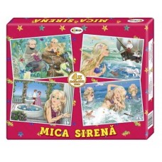 Puzzle Dorința 4in1 Mica Sirena