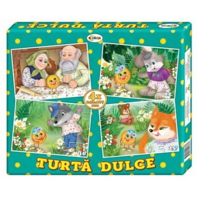 Puzzle Dorința 4in1 Turta dulce