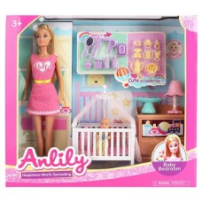 Păpușa Icom Poland Anlily Baby Bedroom (7132104)
