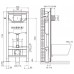 Rezervor WC îngropat cu cadru Imprese i-Frame i9120OLIpure