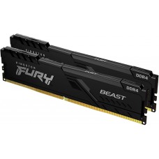 Оперативная память Kingston Fury Beast 32Gb DDR4-3200MHz Kit (KF432C16BBK2/32)