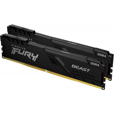 Оперативная память Kingston Fury Beast 32Gb DDR4-3200MHz Kit (KF432C16BBK2/32)