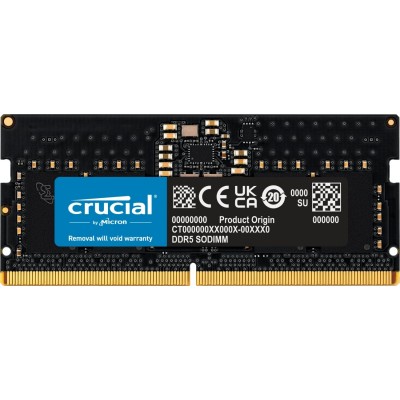 Оперативная память Crucial 8Gb SODIMM DDR5 (CT8G48C40S5)