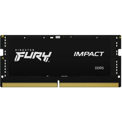 Оперативная память Kingston Fury Impact 8Gb DDR5-4800MHz SODIMM (KF548S38IB-8)