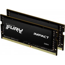 Оперативная память Kingston Fury Impact 32Gb DDR4-3200MHz SODIMM Kit (KF432S20IBK2/32)