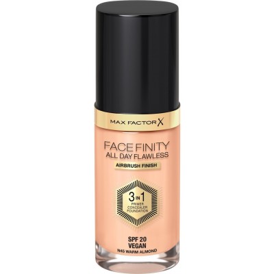 Тональный крем для лица Max Factor Facefinity All Day Flawless 3in1 45 Warm Almond