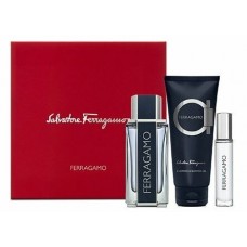 Парфюмерный набор для него Salvatore Ferragamo EDT 100ml + Shower Gel 100ml + EDT Spray 10ml