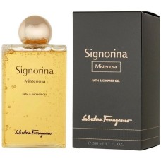 Gel de duș feminin Salvatore Ferragamo Signorina Misteriosa 200ml