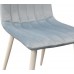 Стул Deco DC-90P Catifea Light Blue/White Legs