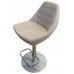 Scaun de bar Papatya Agura Bar Сhrome Base/Upholstery Grey