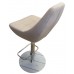 Scaun de bar Papatya Agura Bar Сhrome Base/Upholstery Grey