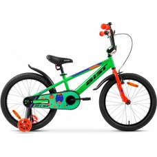 Bicicletă copii Aist Pluto 16 Green/Orange