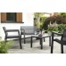 Набор садовой мебели Keter Emily Patio Set Graphite/Gray (247063)