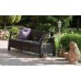 Canapea Keter Corfu Love Seat Max Brown/Beige (223207)