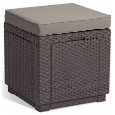 Fotoliu moale Keter Cube With Cushion Brown (209435)