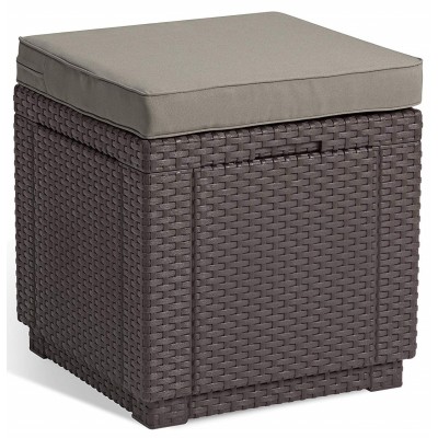 Fotoliu moale Keter Cube With Cushion Brown (209435)