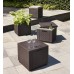 Fotoliu moale Keter Cube With Cushion Brown (209435)