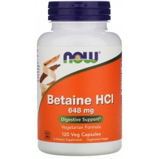 Витамины NOW Betaine HCL 120cap