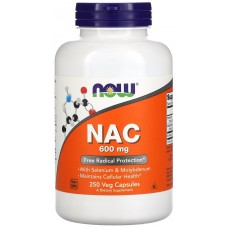 Антиоксидант NOW NAC 600mg 100cap