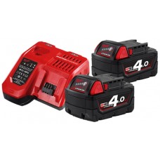 Set de acumulatoare si incarcator Milwaukee M18NRG-402 (4933459215)