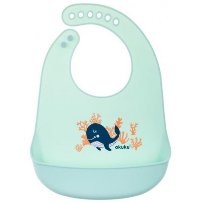 Слюнявчик Akuku A0505 Whale