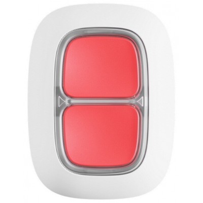 Buton de alarmă Ajax DoubleButton White