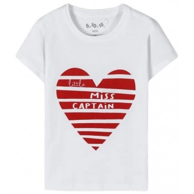 Tricou pentru copii 5.10.15 3I4242 White 122cm