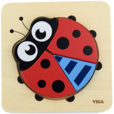 Пазл Viga 4 Ladybird (50168)