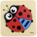 Пазл Viga 4 Ladybird (50168)